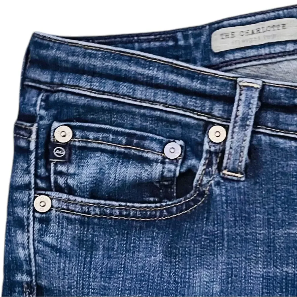 AG ADRIANO GOLDSCHMIED Jeans Charlotte The Straight Leg Size 32  / 14 💌 1151-12